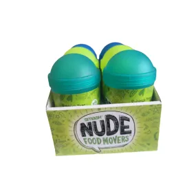 ( Pack Of 6 )Smash Nude  Food Movers Snack Tube- Blue/ Green/ Turquoise