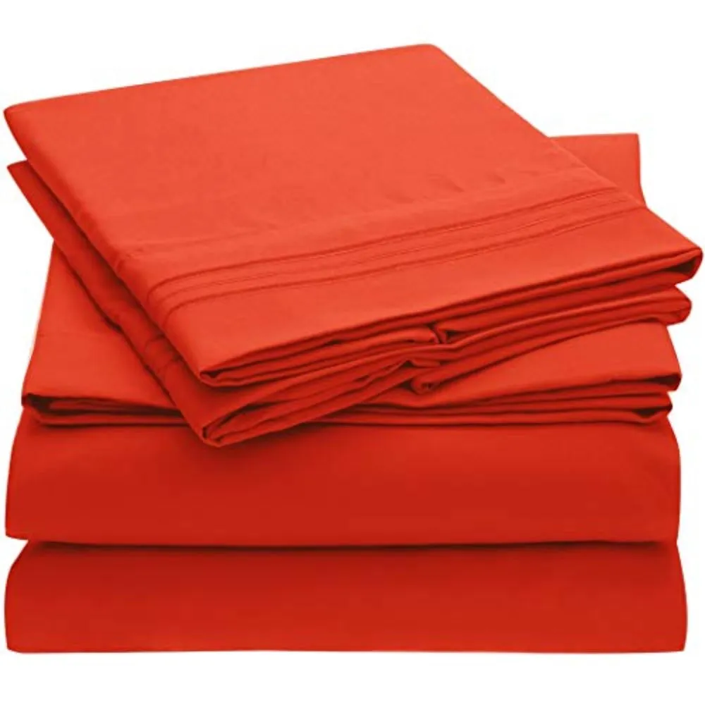 1800 Ultra Soft Luxury Extra Deep Pocket Bedding Sheets 4 Pcs Set