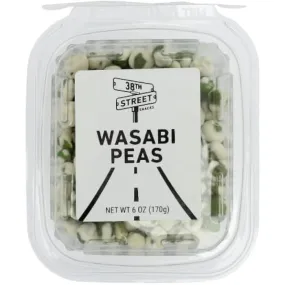 38th Street - Peas Wasabi Tub, 6 Oz - Pack of 12