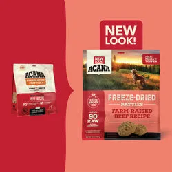 ACANA Farm-Raised Beef Recipe Freeze Dried Dog Food