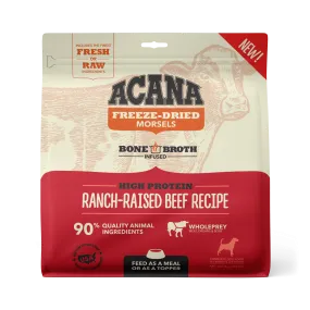 Acana Freeze-Dried Food Ranch-Raised Beef Recipe Morsels for Dogs