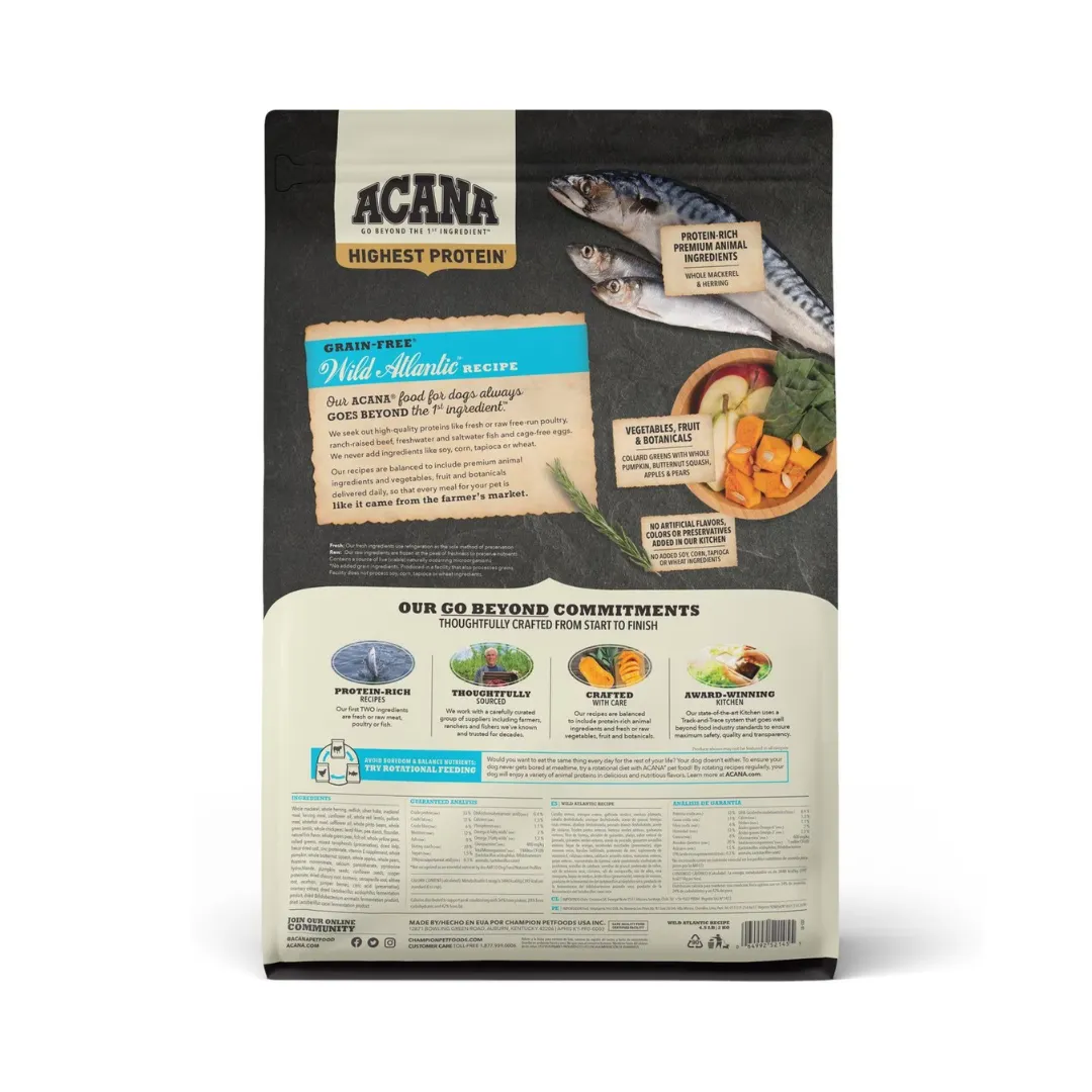 Acana Wild Atlantic Grain Free Dry Dog Food