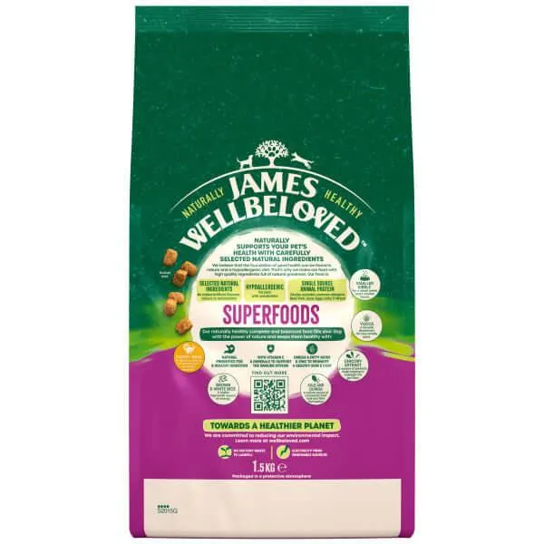 Adult Turkey, Kale & Quinoa Superfood Small Breed Dry Dog Food