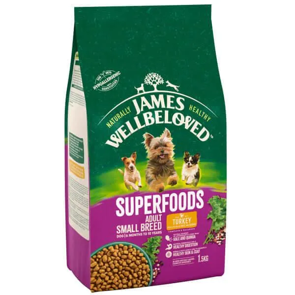 Adult Turkey, Kale & Quinoa Superfood Small Breed Dry Dog Food