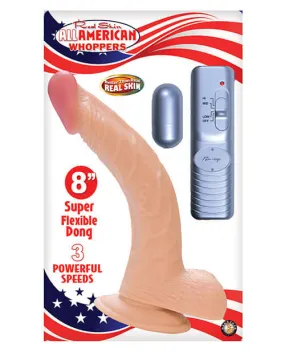 All American Whopper 8 inches with Balls Beige