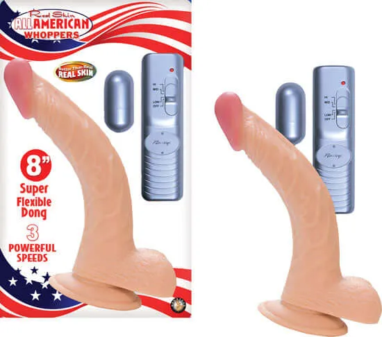 All American Whopper 8 inches with Balls Beige