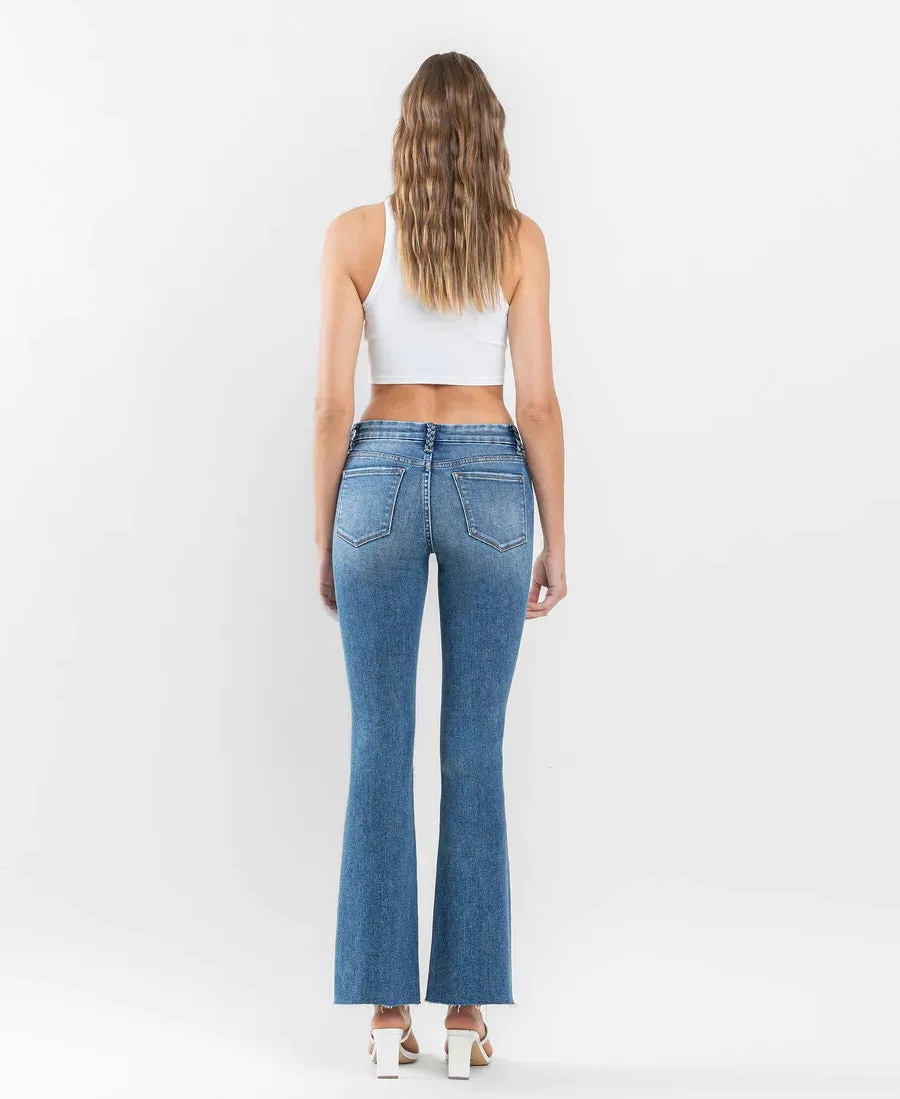 Amazes Low Rise Flare Jeans