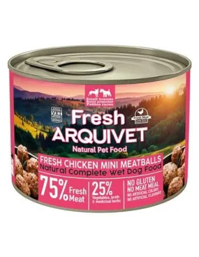 Arquivet Fresh Chicken Mini Meatballs - Wet Dog Food - 200G