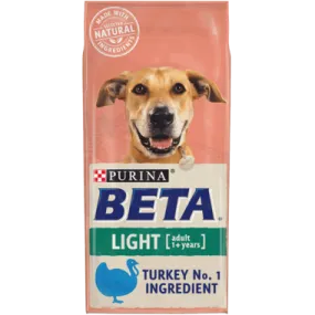 Beta Adult Light Dry Dog Food With Turkey