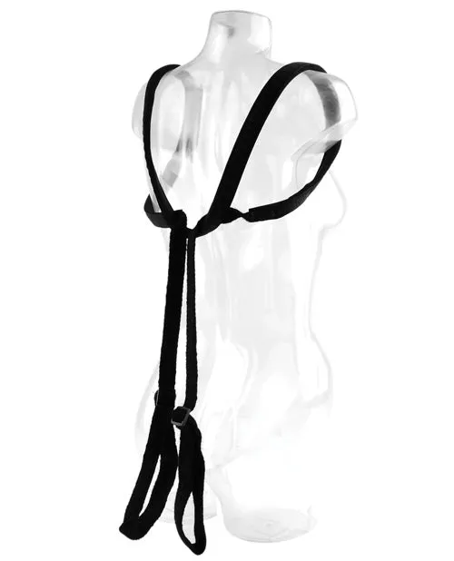 Black Fetish Fantasy Series Giddy Up Sex Harness