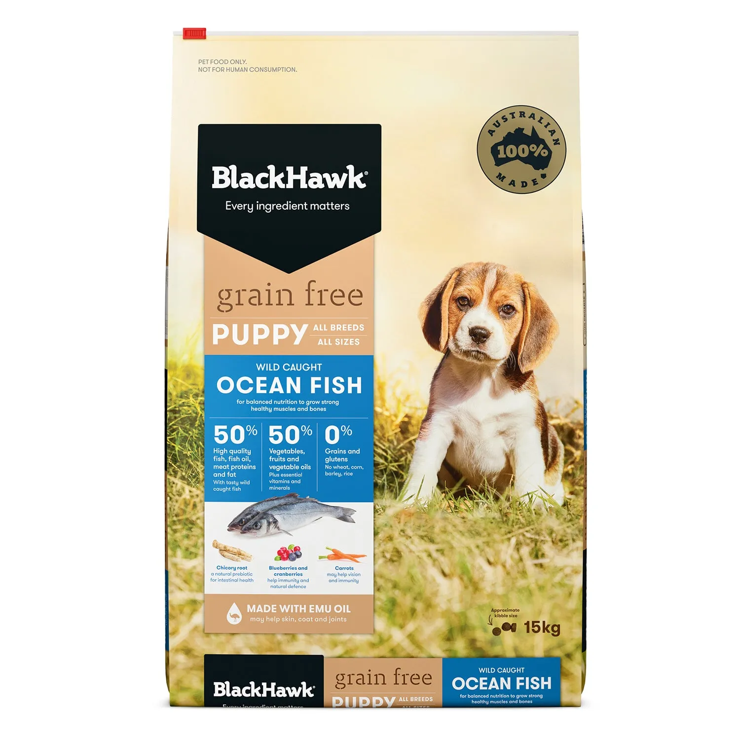 Black Hawk Grain Free Ocean Fish Puppy Dry Dog Food