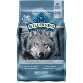 BLUE Wilderness Grain Free Chicken Recipe Dry Dog Food, 24lb