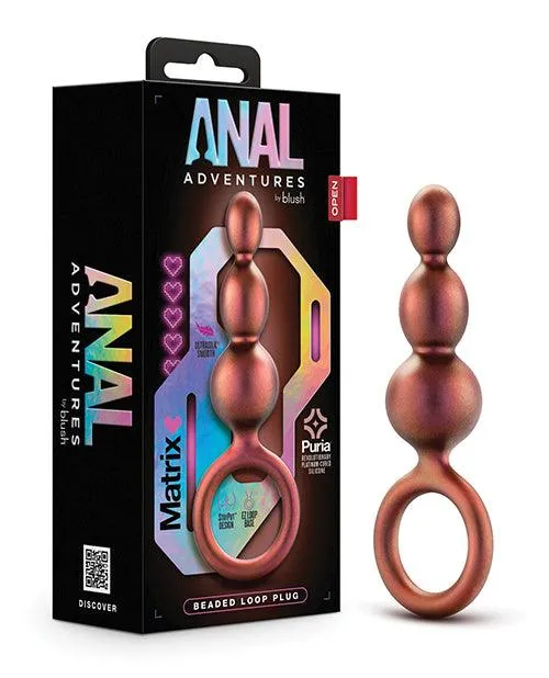 Blush Anal Adventures Matrix Beaded Loop Plug