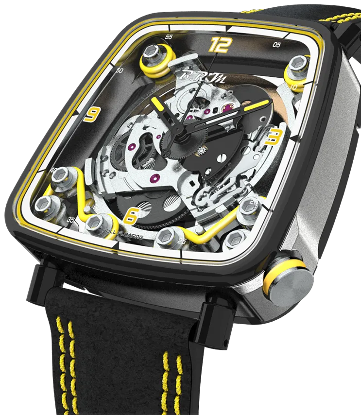 BM Watch FF39-4 Grey Titanium Black PVD Yellow