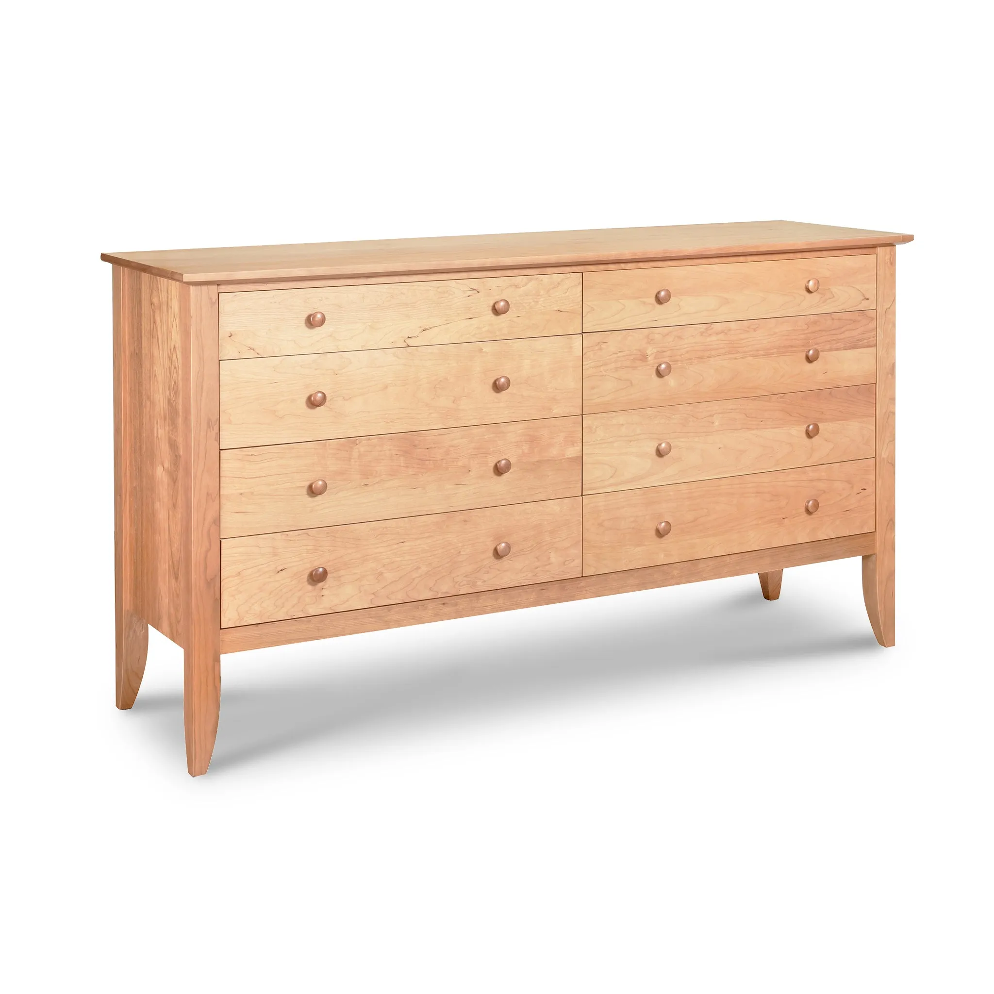 Bow Front 8-Drawer Dresser