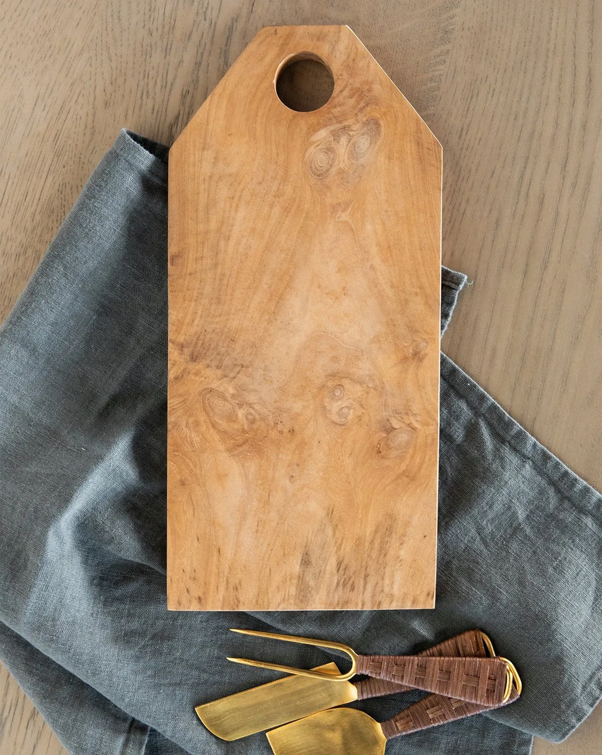 Carved Teak Cutting Board