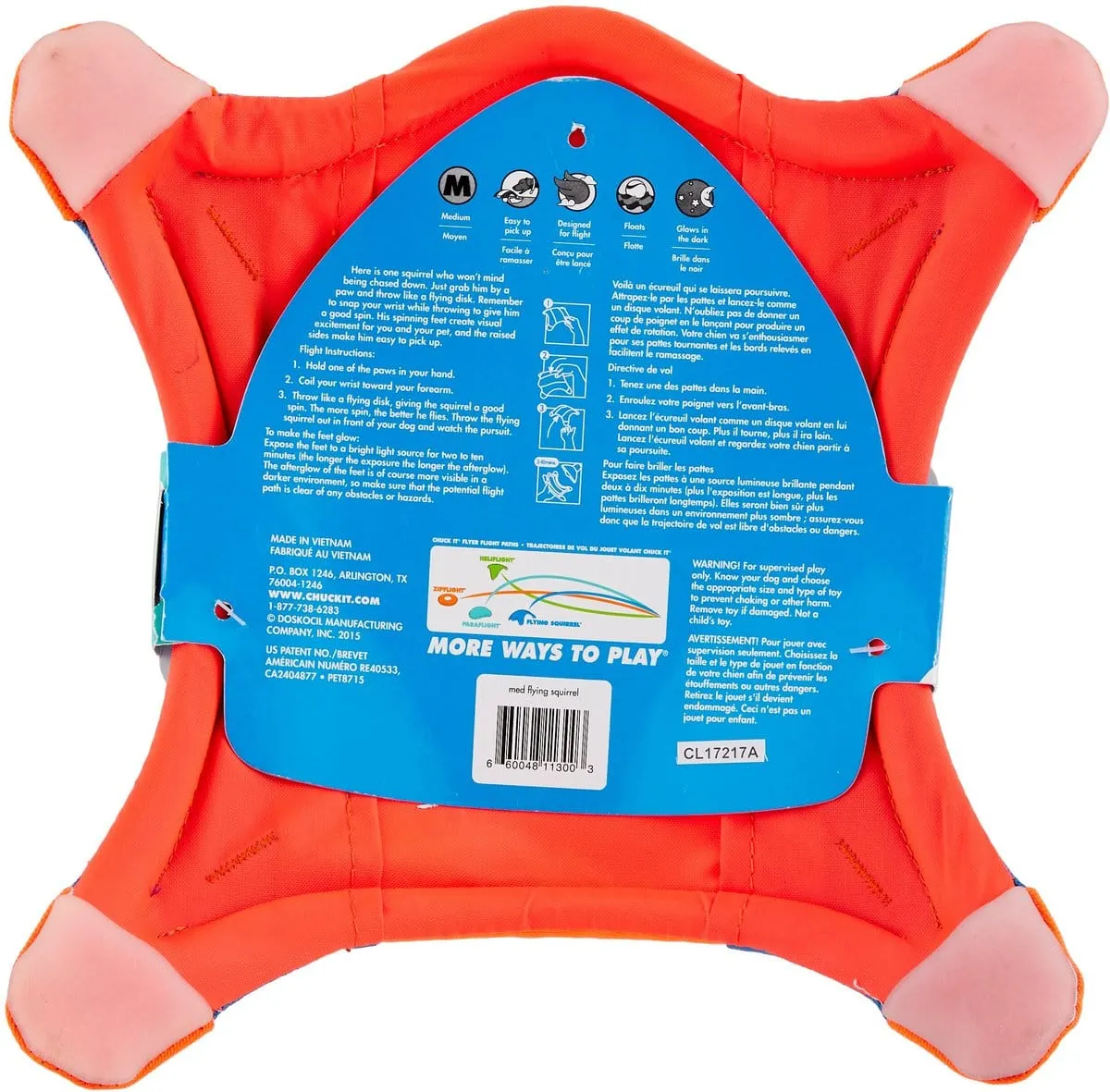 Chuckit! Flying Squirrel Dog Toy