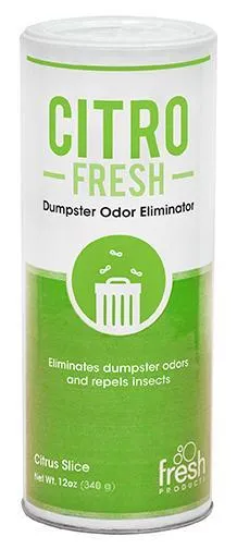 Citro Fresh Dumbster Granual Deodorizer, 12 oz Can, Box of 12