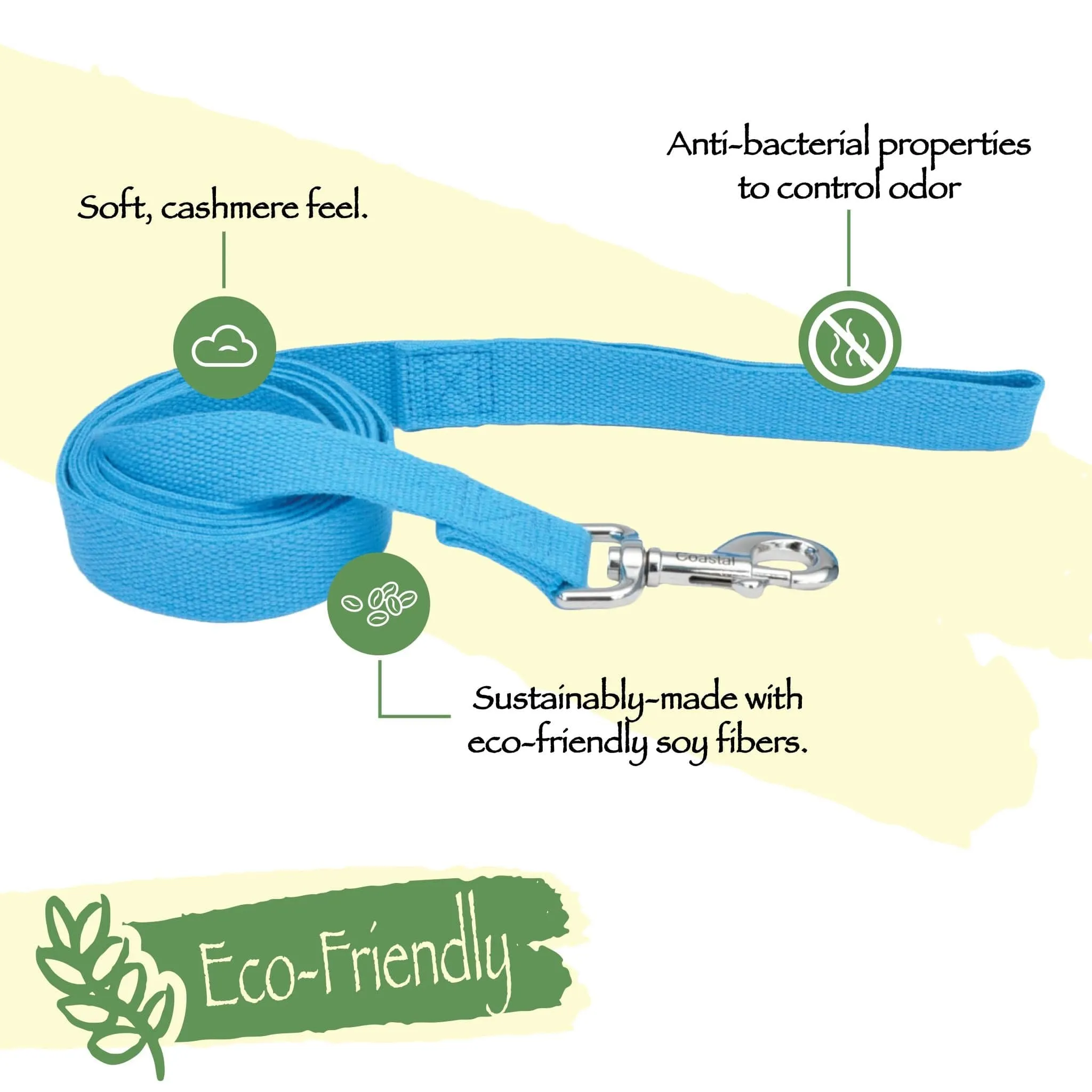 Coastal Pet Products New Earth Soy Dog Leash in Cranberry