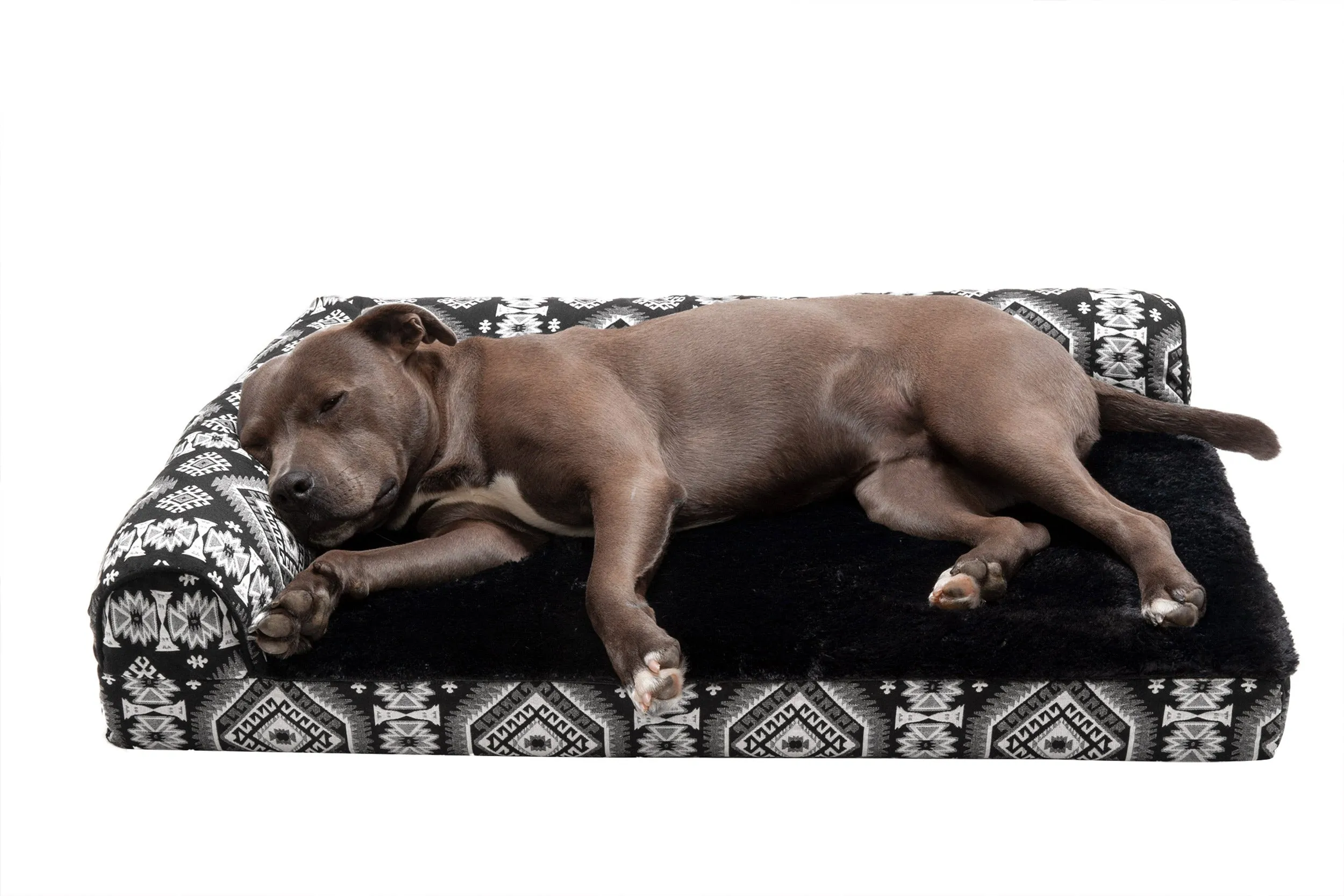 Deluxe Chaise Lounge Dog Bed - Southwest Kilim