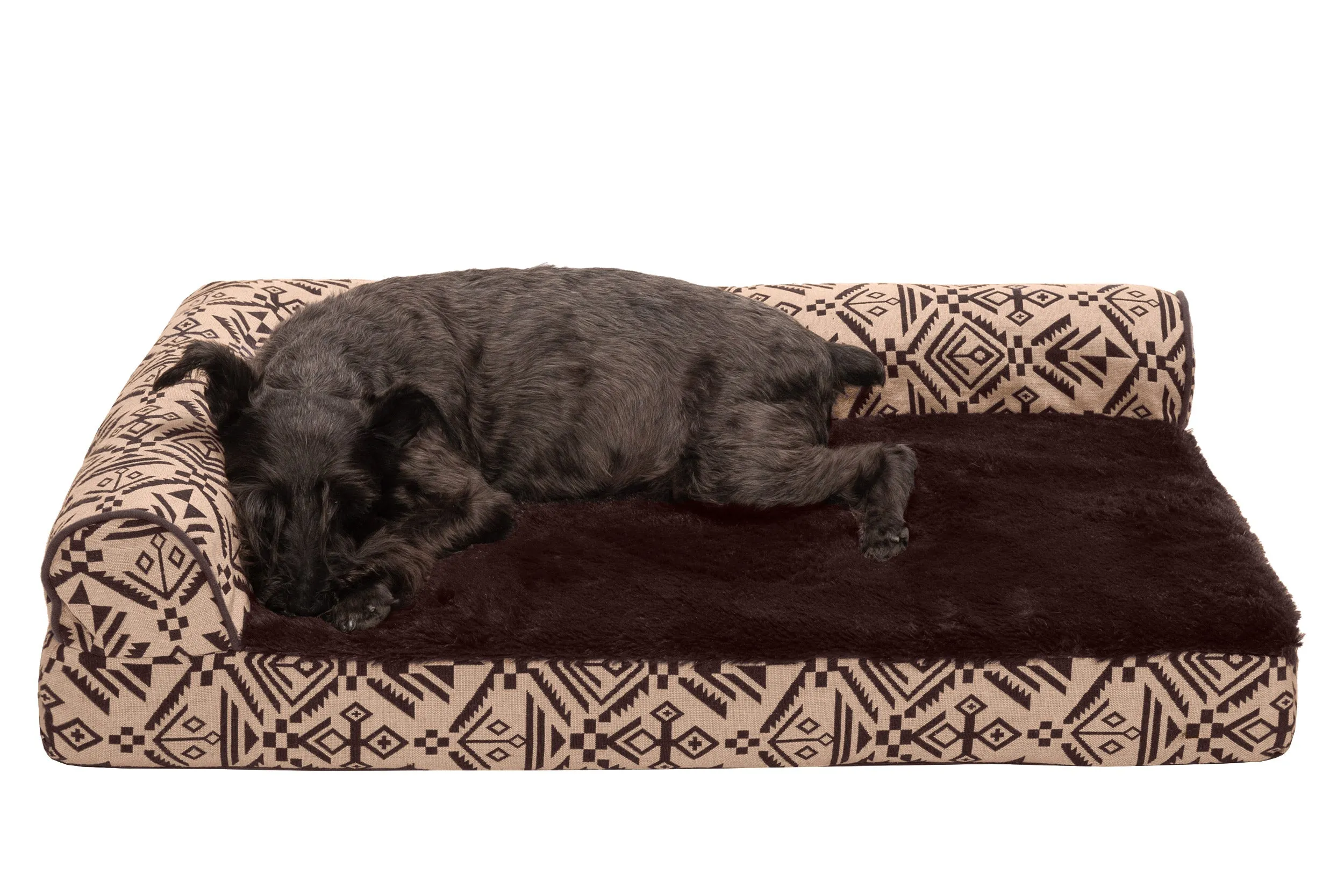 Deluxe Chaise Lounge Dog Bed - Southwest Kilim