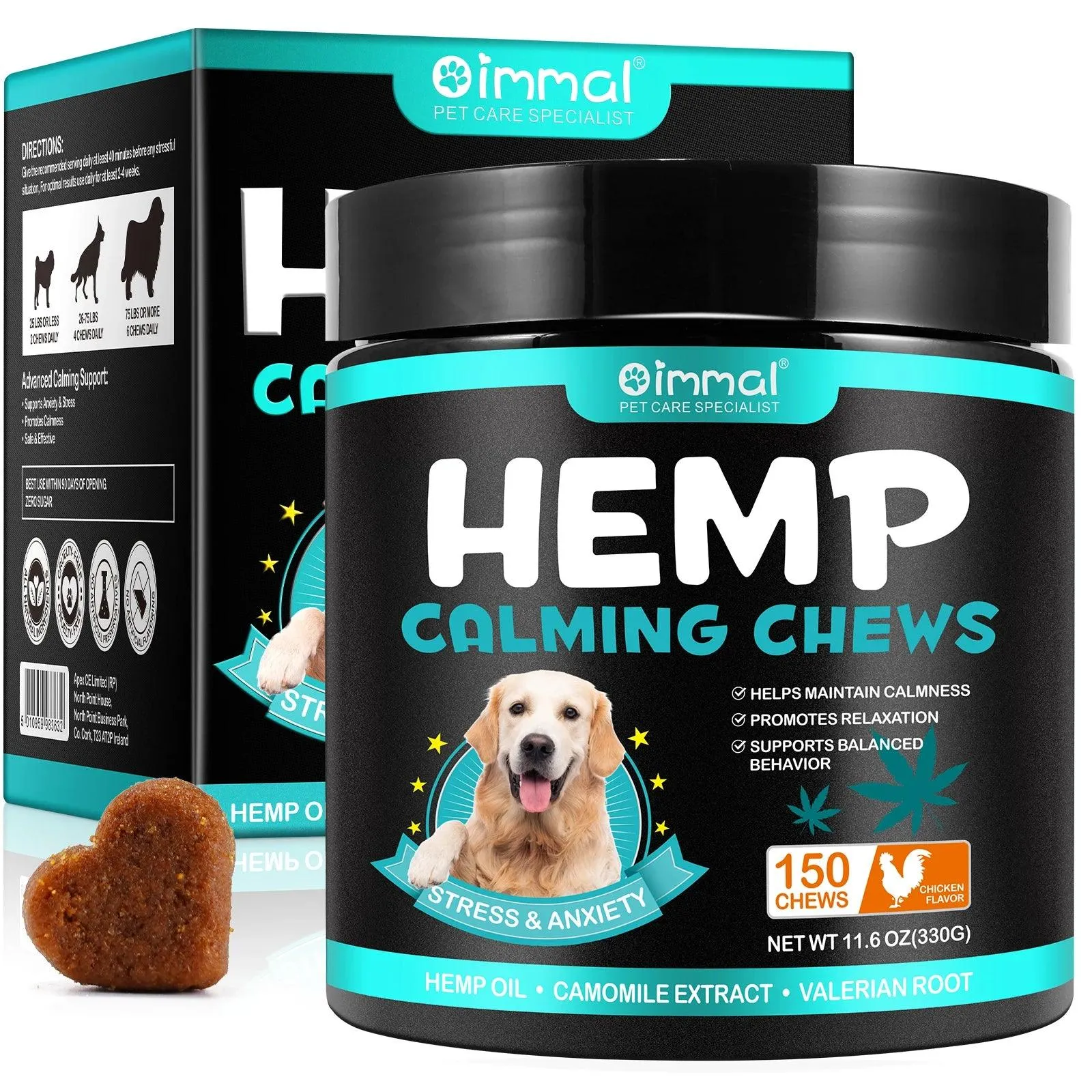 Dog Anxiety Relief Hemp Chews