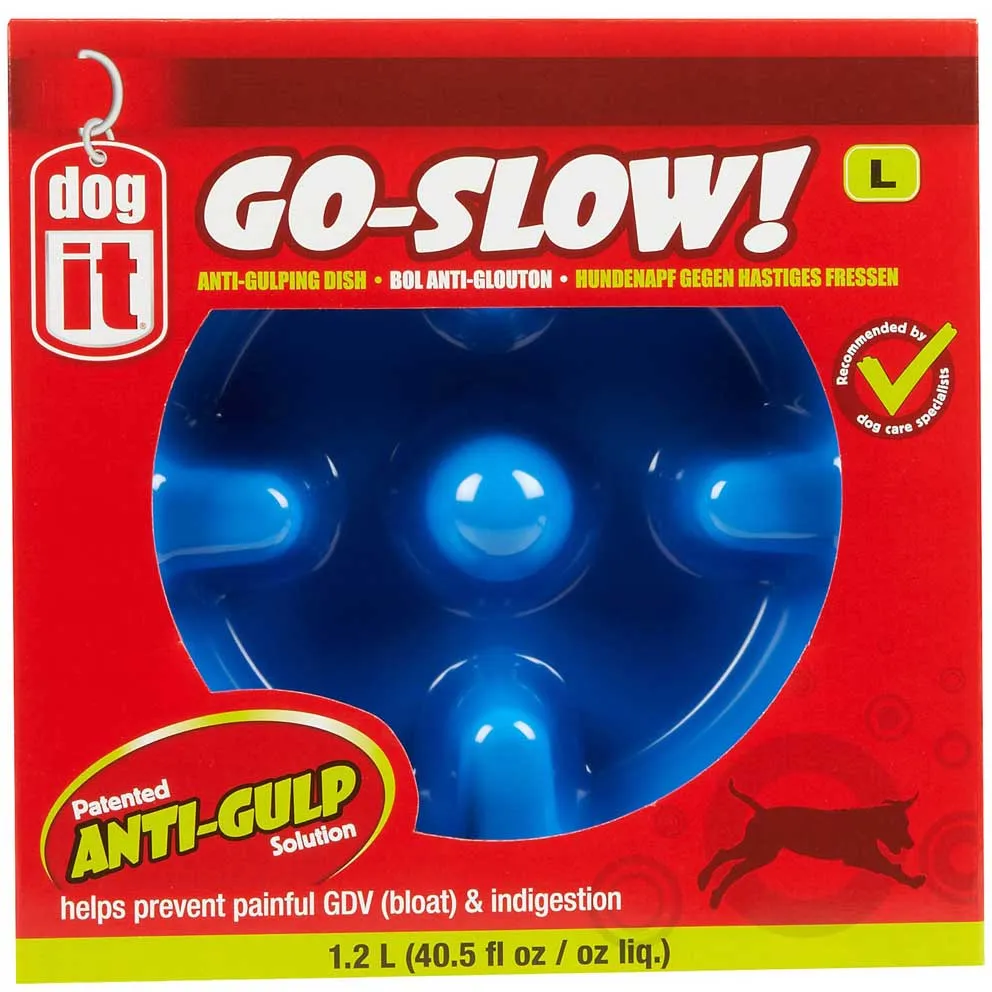 Dogit Go-Slow Anti-Gulp Dog Bowl XS