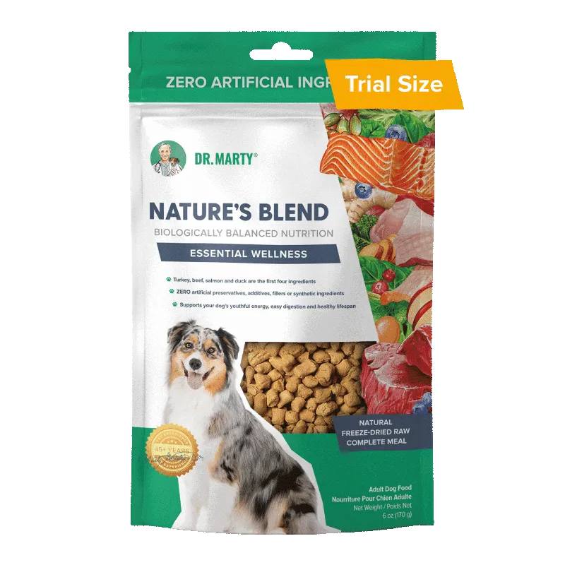 DR. MARTY Nature’s Blend Essential Wellness Freeze Dried Raw Dog Food