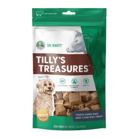 DR. MARTY Tilly’s Treasures Freeze Dried Raw Beef Liver Dog Treats