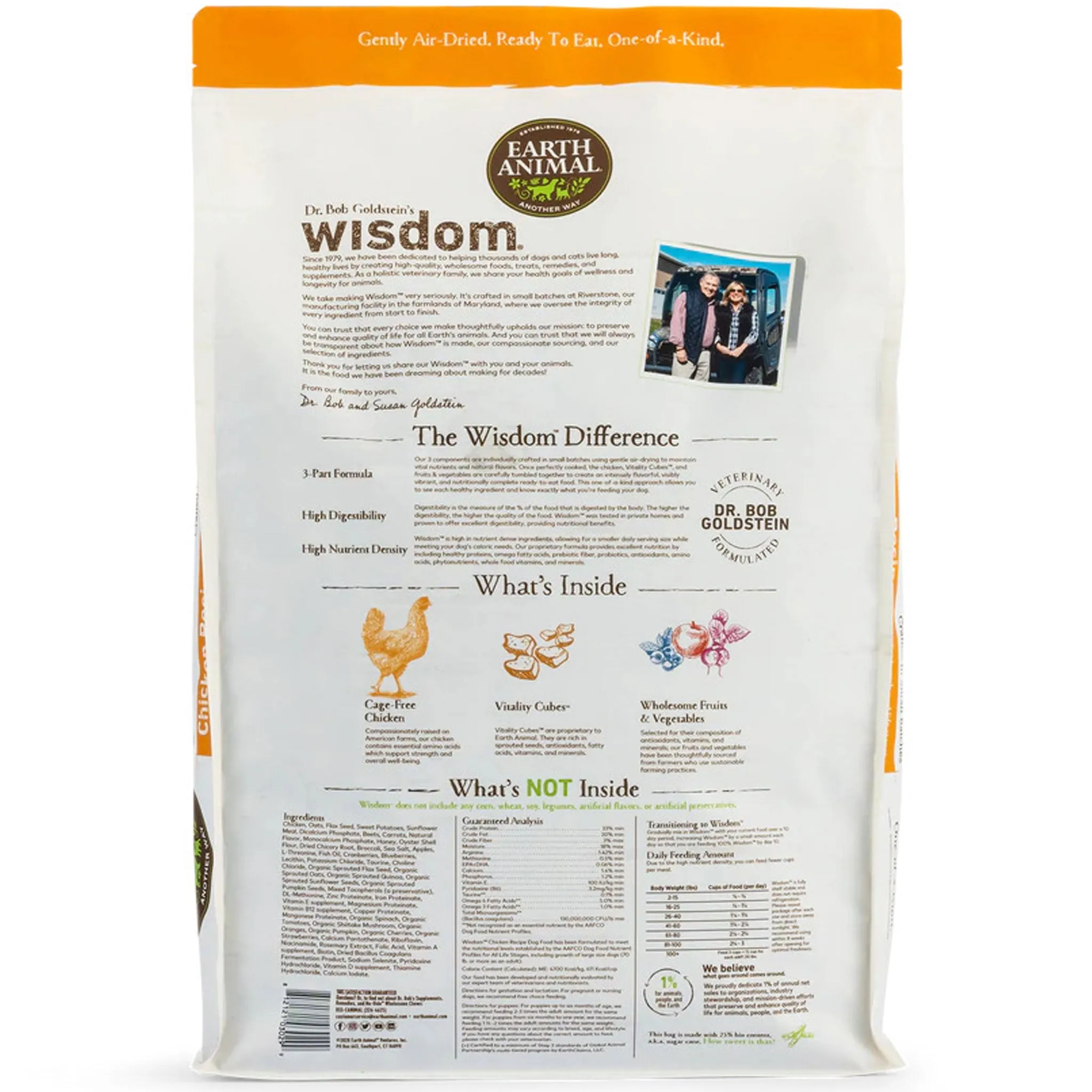 Earth Animal Wisdom Chicken Dog Food