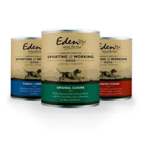 Eden Wet Dog Food for Working & Sporting Dogs