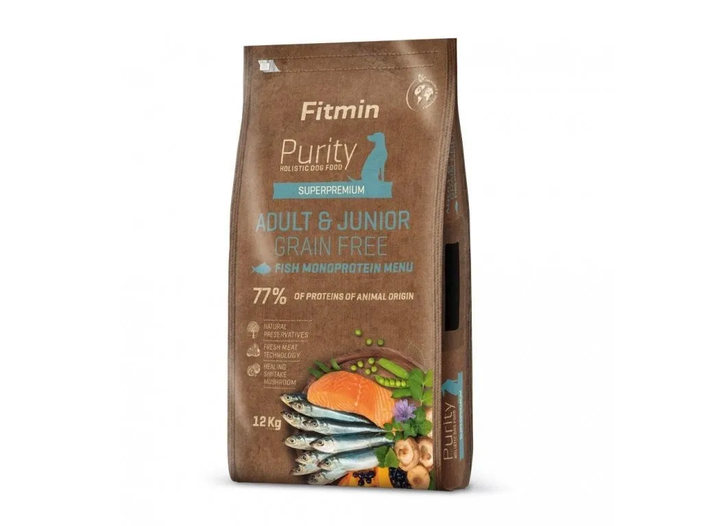 Fitmin Purity Grainfree Adult&Junior Fish - Dry Dog Food - 12Kg