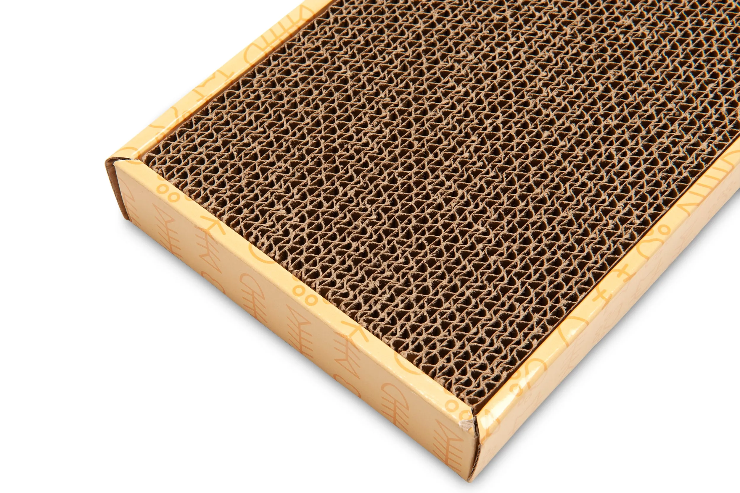 Flat Corrugated Scratcher with Catnip