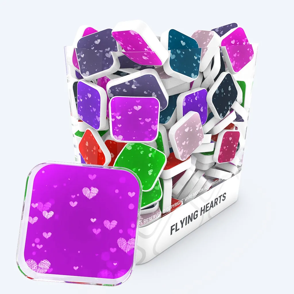 FLYING HEARTS - Animated RGB GIF | Stream Deck Icons