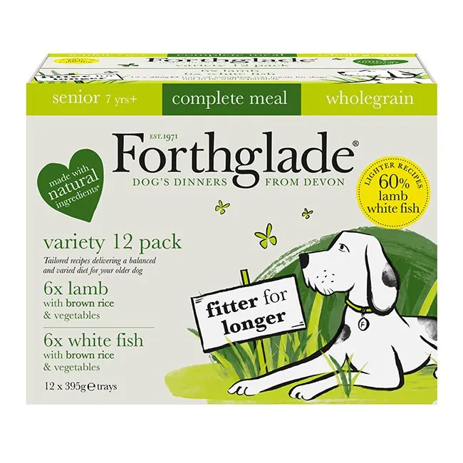 Forthglade Complete Senior Wholegrain Variety 12 x 395g