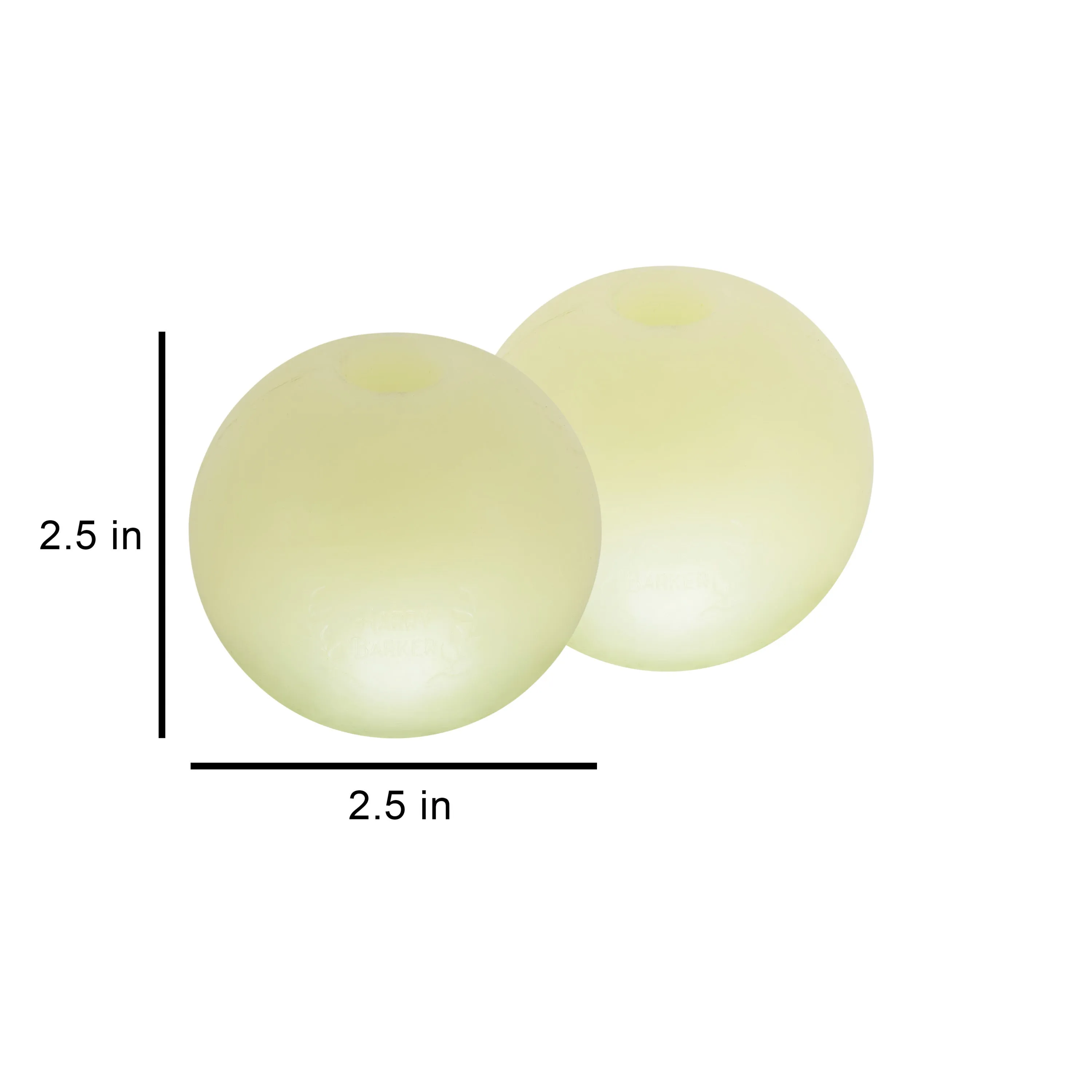 Glow In The Dark Fetch Ball 2-Pack