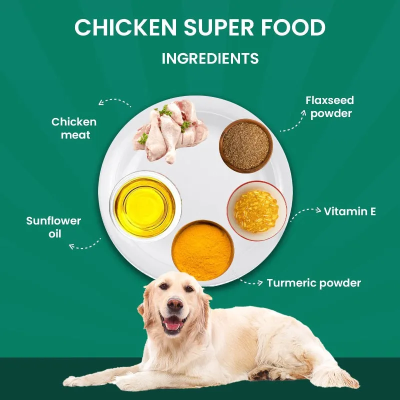 Goofy Tails Chicken Super Food Topper for Dogs & Puppies-280g