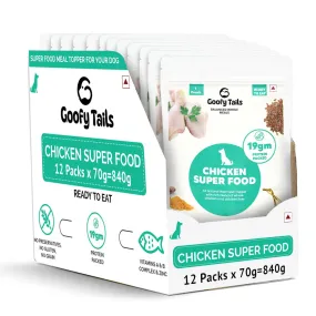 Goofy Tails Chicken Super Food Topper for Dogs & Puppies- Value Pack