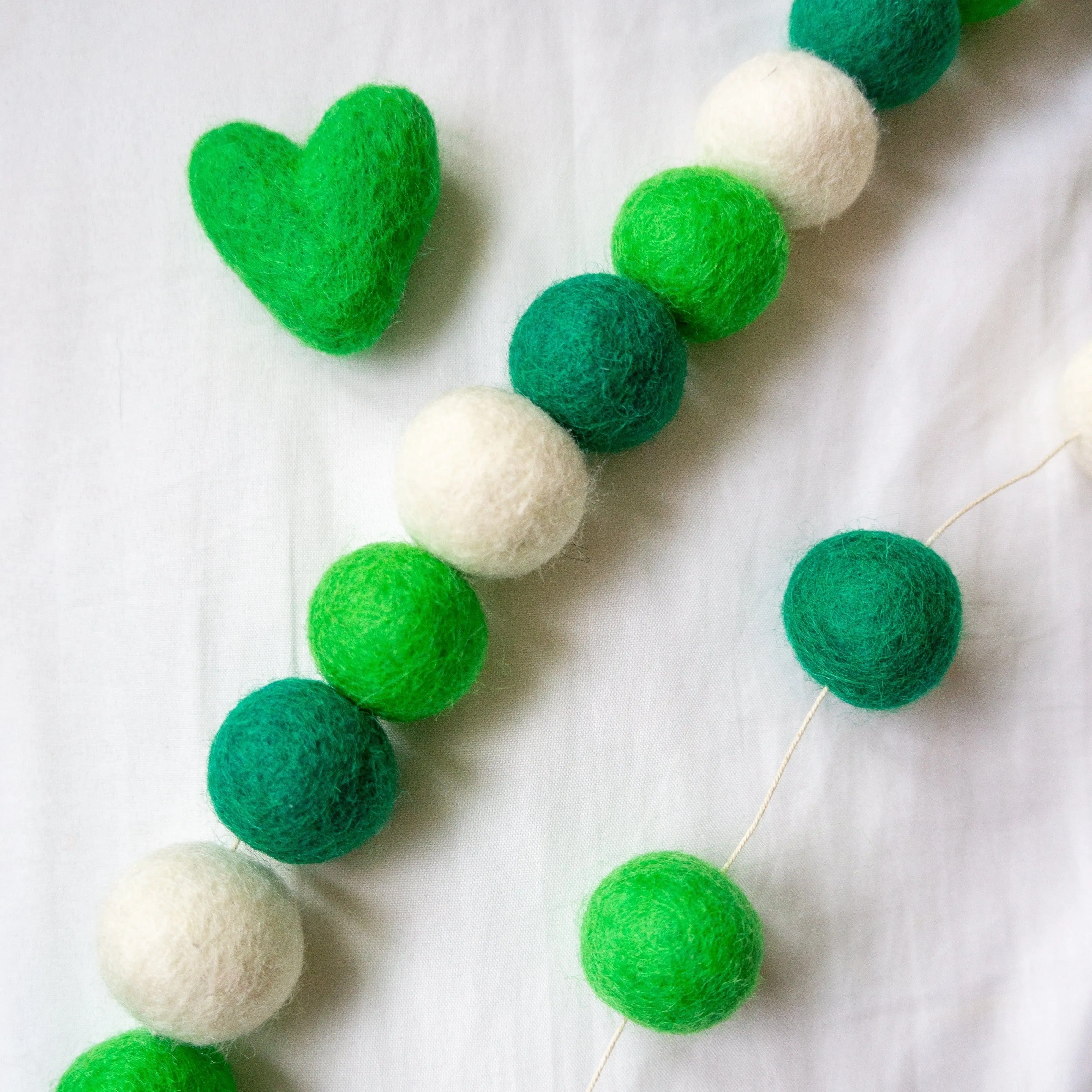 Green Leprechaun St. Patrick's Day - Eco Garland