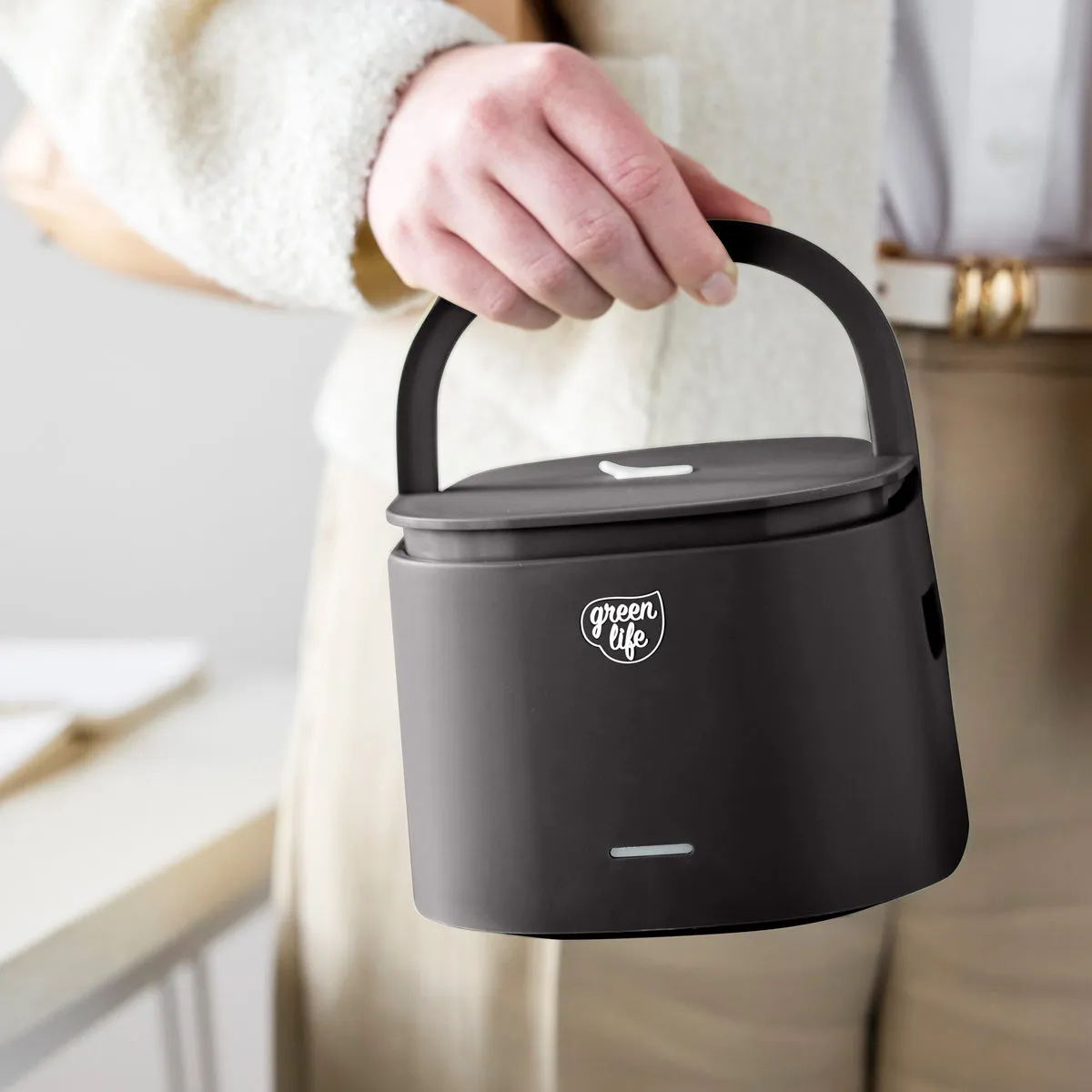 GreenLife Electric Lunch Box | Graphite