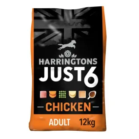 Harringtons Dog Just 6 Chicken & Veg Grain Free Dog Food 12kg