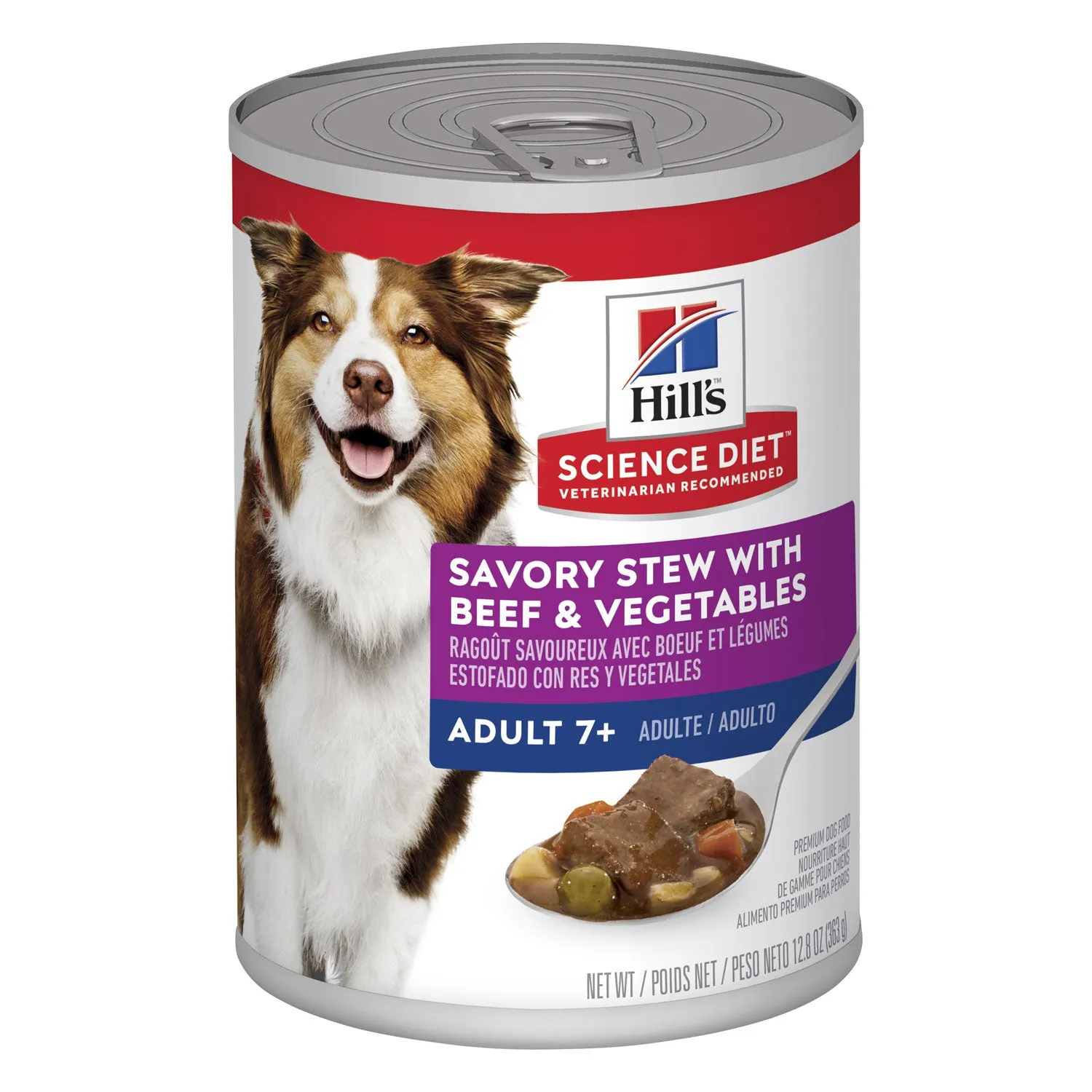 Hill's Science Diet Savory Stew Beef & Vegetable 7  Adult Canned Dog Food