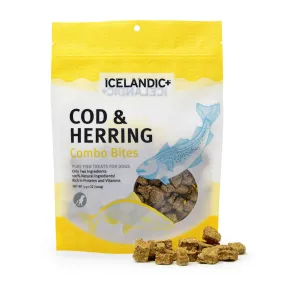 Icelandic  Cod & Herring Combo Bites Dog Treats 100g