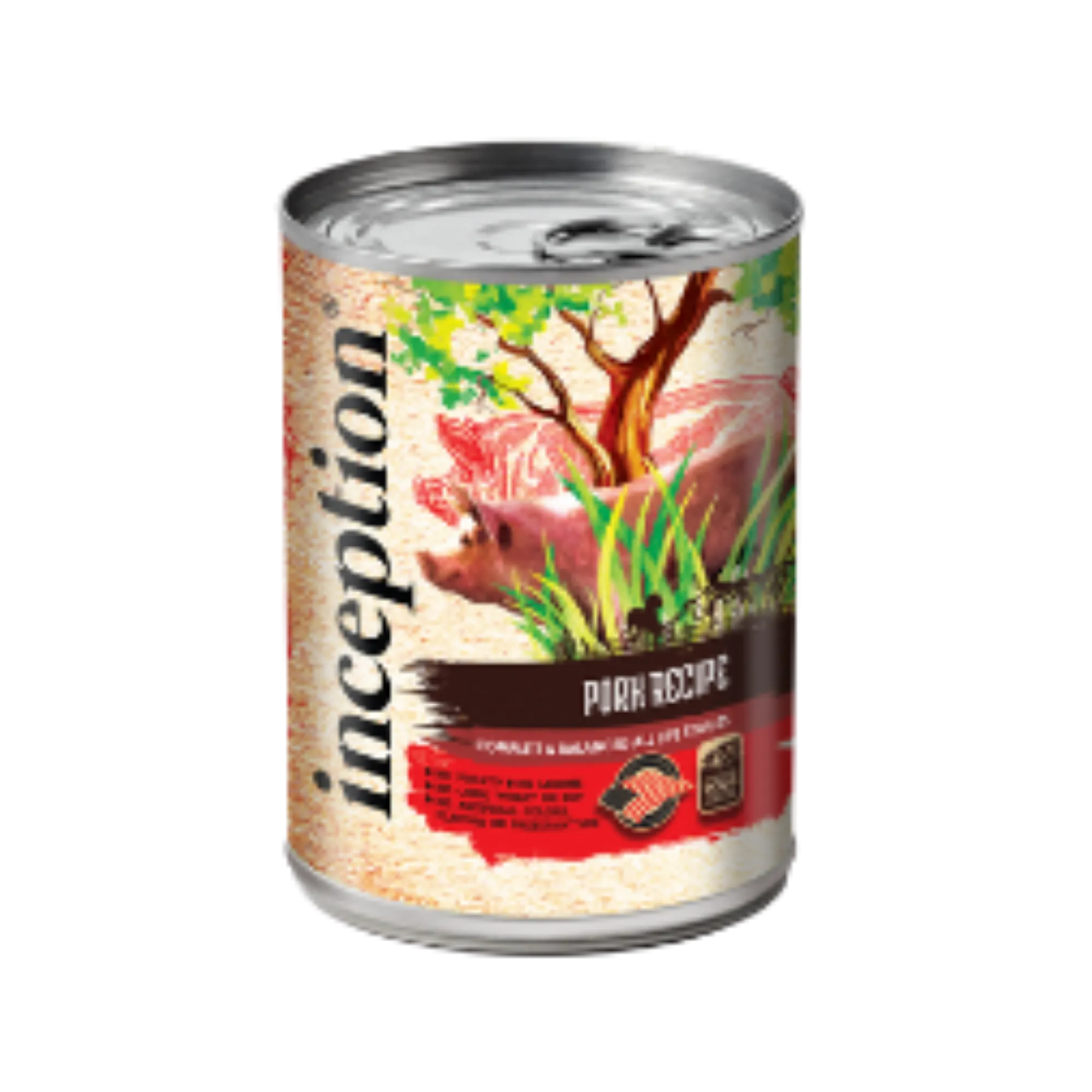 Inception Pork Recipe Canned Dog Food 13oz