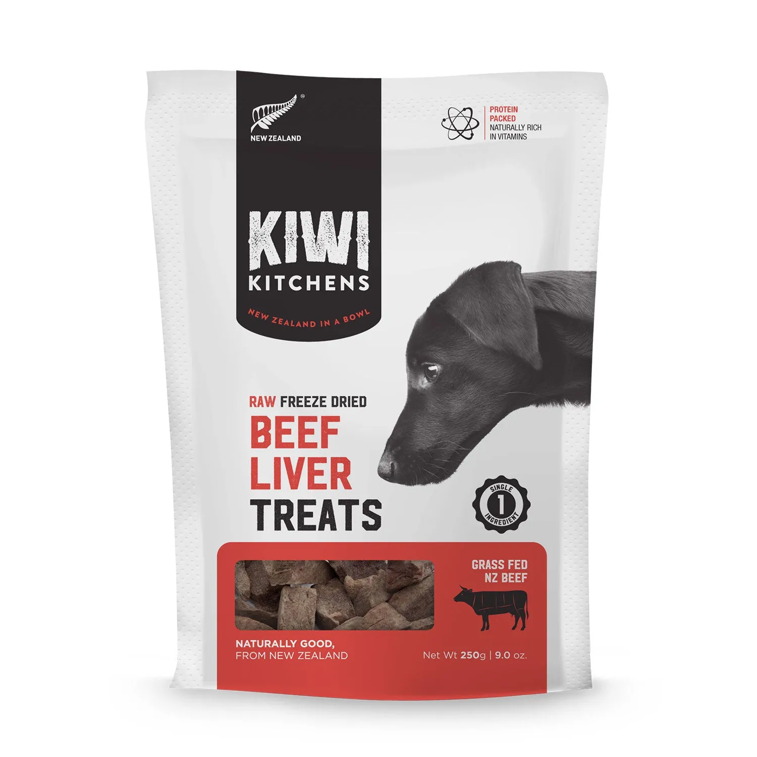 Kiwi Kitchens Raw Freeze Dried Beef Liver Dog Treats