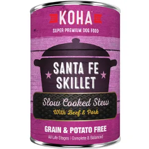 Koha Santa Fe Skillet Slow Cooked Stew Grain-Free Canned Dog Food 12.7 oz