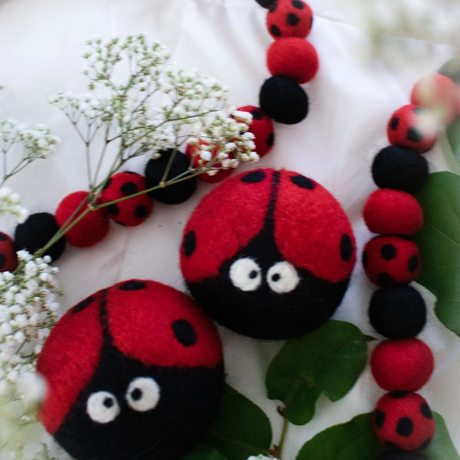 Ladybug Eco Garland