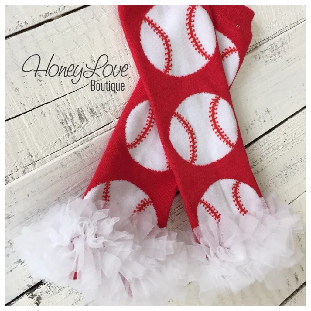 Leg Warmers - Baseball/Softball with or without white ruffle