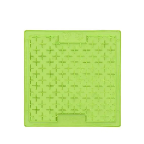 LickiMat Buddy Slow Feeder Mat for Dogs Green