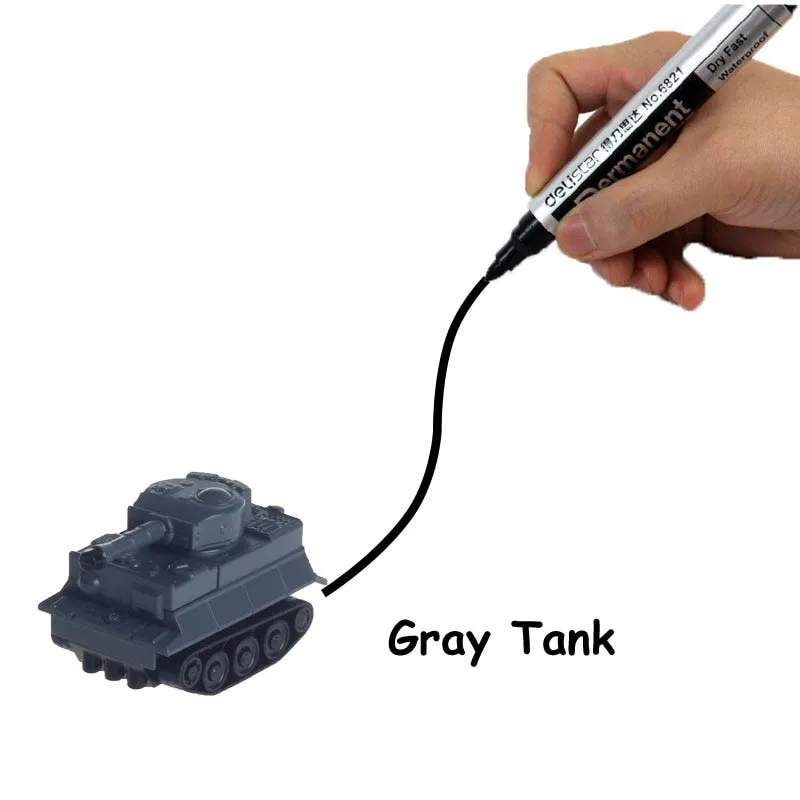 magical track toys inductive tank car model car robot penguin following by line you draw intelligence development kid's toy